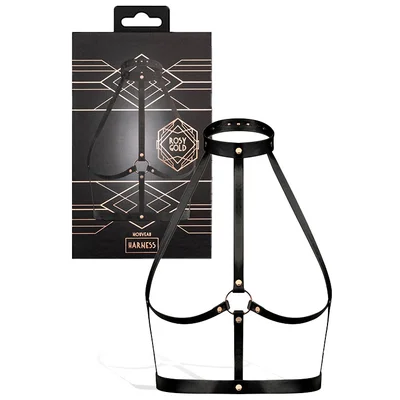 rosy gold nouveau body harness