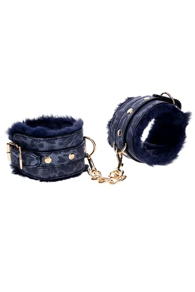 Sex & Mischief Cougar Faux Fur Handcuffs — image 2 of 4
