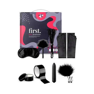 loveboxxx first kinky sexperience 7 piece bdsm starter set