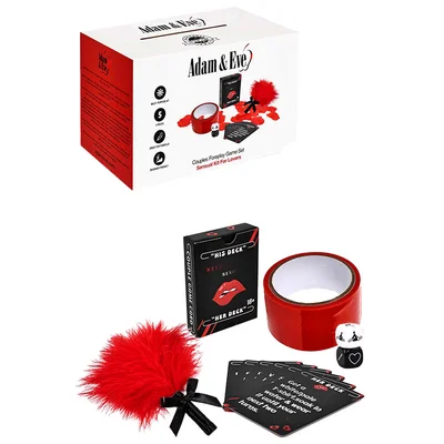adam and eve couples 5 piece foreplay bondage set