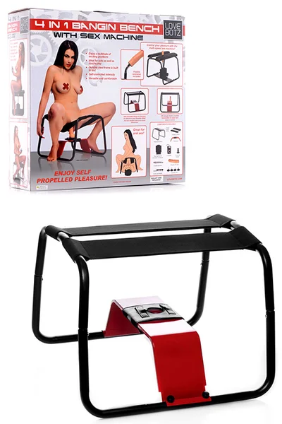 LoveBotz 4 in 1 Bangin Bench 19" Sex Chair with Sex Machine — image 7 of 9