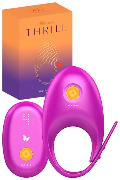 Wild Secrets Thrill 2 Remote Controlled 3.5" Vibrating Couples Ring — image 3 of 4