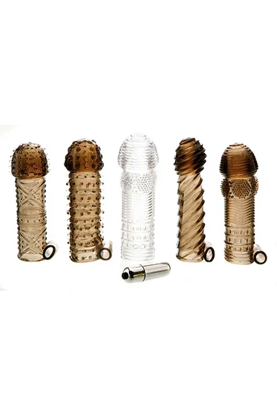 Adam and Eve Vibrating Penis Sleeve 5 Piece Kit — image 2 of 5