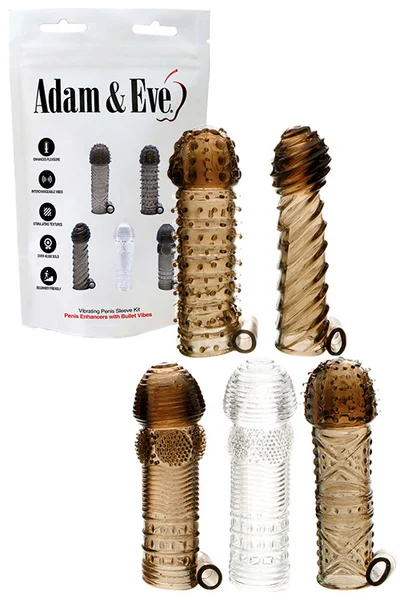 Adam and Eve Vibrating Penis Sleeve 5 Piece Kit — image 6 of 10