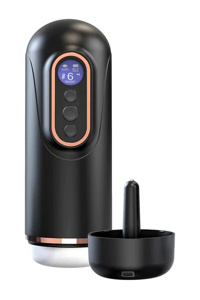 Teazers Deep Throat 11.2" Telescopic Heated Masturbator With Suction & Vibration — image 7 of 10