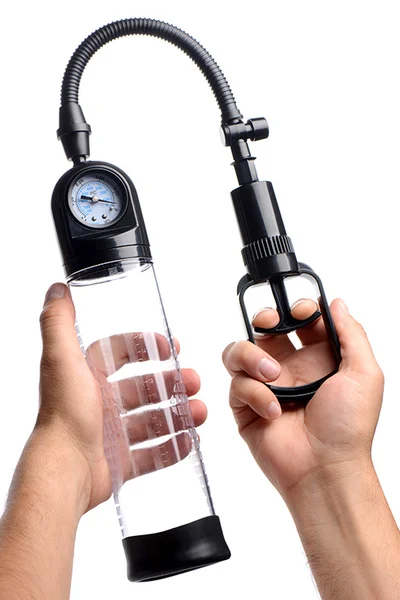 Size Matters 8" Trigger Penis Pump with Built in Pressure Gauge — image 6 of 6