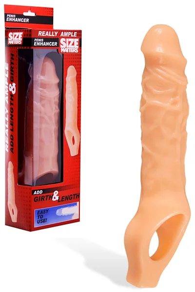 Size Matters Really Ample 6.5" Penis Enhancer Sheath | Light — image 4 of 9