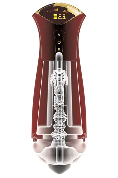 PDX Suckgasm 10.5" Masturbator With VIbration & Suction — image 4 of 6