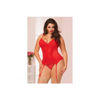 STM 10509X Inflamed Bustier Queen