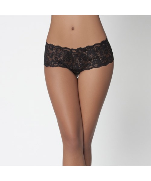 Tres Sexy crotchless lace boyshort