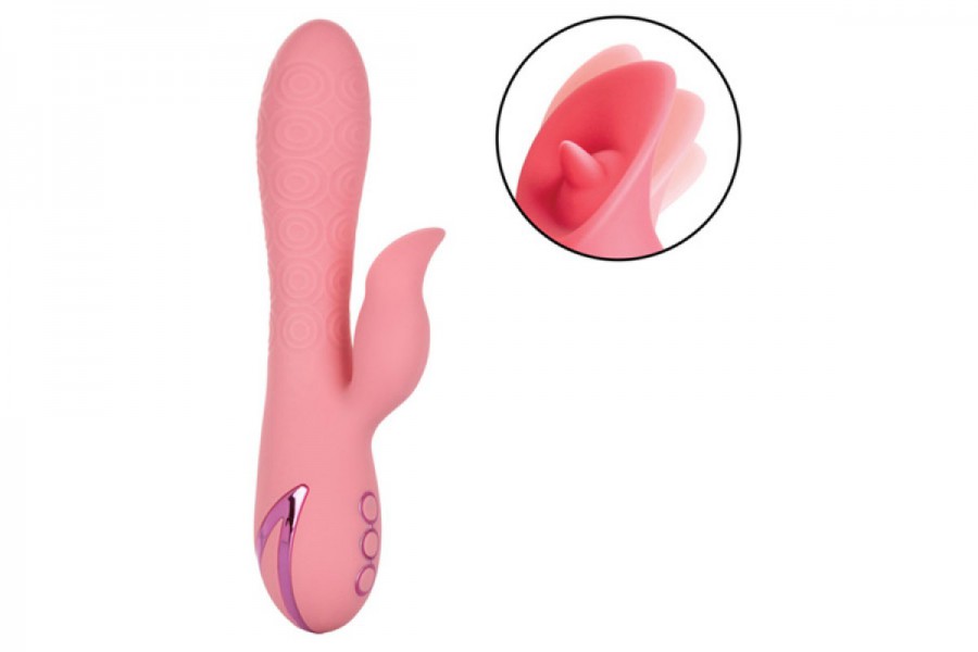 California Exotic Pasadena Player 8.5" Rotating Rabbit Vibrator With Tongue Teaser