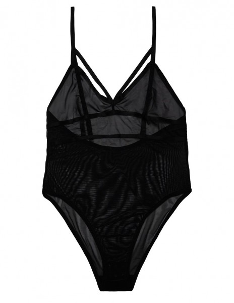 HUSTLER Strappy Mesh Teddy — image 5 of 11