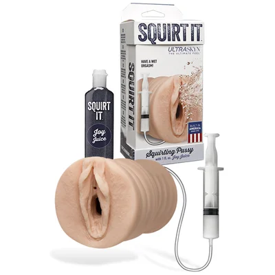 doc johnson squirt it 54 realistic squirting masturbator with joy juice