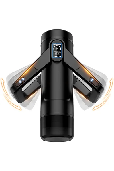 CyberSkin The Wing 11.4" Dual Stimulation Thrusting Masturbator with Scrotal Vibration — image 2 of 4