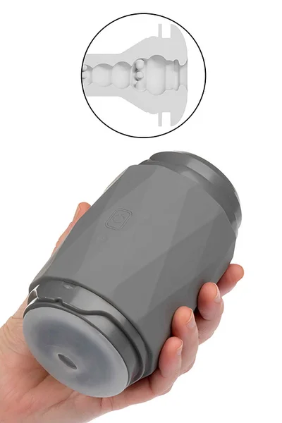 Calexotics Milk Master Squeezable 6.5" Vibrating Masturbator — image 4 of 5