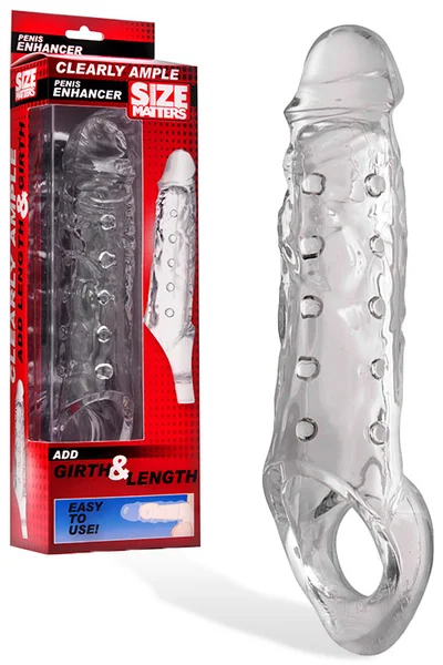 Size Matters Clearly Ample 6.5" Penis Enhancer Sheath — image 5 of 6