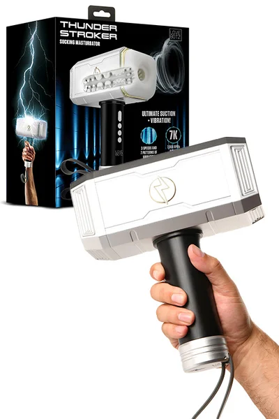 LoveBotz Thunder Stroker 9.1" Sucking Hammer Masturbator — image 7 of 12