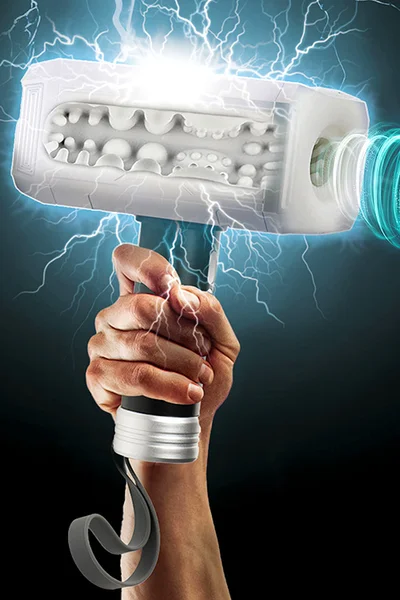LoveBotz Thunder Stroker 9.1" Sucking Hammer Masturbator — image 6 of 6
