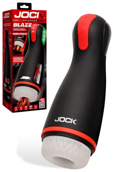 Jock Blaze 10" Vibrating, Sucking, & Warming Masturbator — image 13 of 18