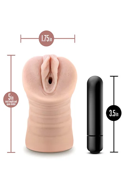 Blush Enlust Ayumi 5" Vibrating Masturbator — image 3 of 4