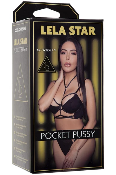Doc Johnson Lela Star Pocket Pussy 5.75" Stroker — image 6 of 6