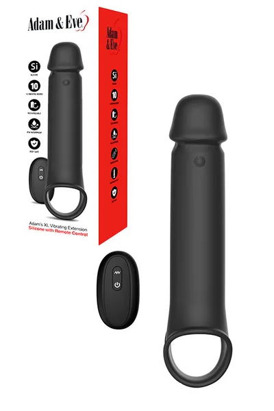 Adam and Eve ADAM'S XL VIBRATING EXTENSION w/remote — image 5 of 6