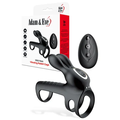 adam and eve wild hare 425 remote contolled vibrating rabbit cage