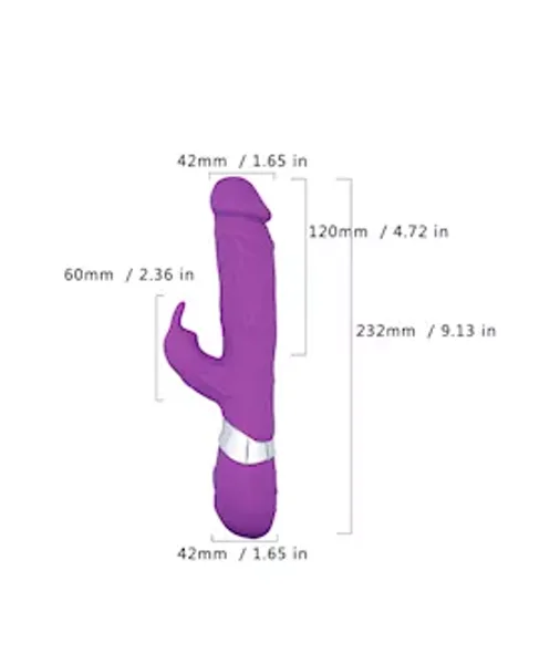 Amore Surreal Rabbit Vibrating Dildo — image 3 of 3