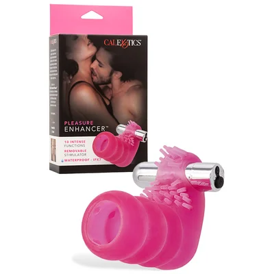calexotics pleasure enhance vibrating couples ring sleeve