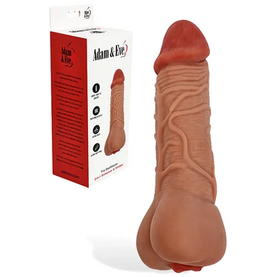 adam and eve the beefmaster 85 dual purpose penis enhancer stroker
