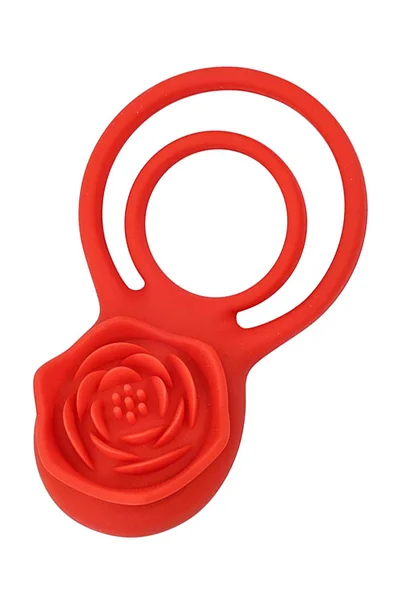 Adam and Eve Double Ring Vibrating Rose 2.25" Couples Ring — image 2 of 6