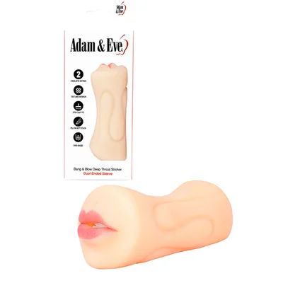 adam and eve bang blow 75 deep throat double ended stroker