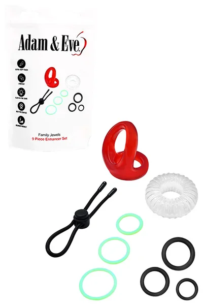Adam and Eve Family Jewels 9pce Mens Enhancer Kit — image 13 of 18
