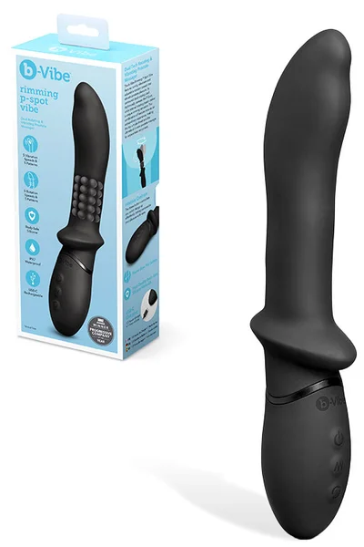 B-Vibe Rimming P-Spot 8.4" Rotating & Vibrating Prostate Massager — image 7 of 18