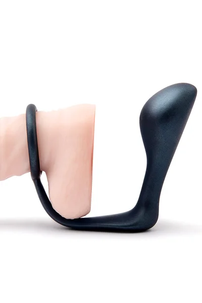 B-Vibe Ringer 4.1" Cock Ring & Prostate Plug — image 3 of 6