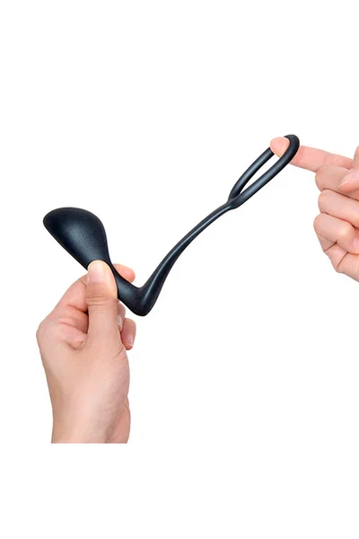 B-Vibe Ringer 4.1" Cock Ring & Prostate Plug — image 5 of 6