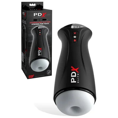 pdx plus fapgasm 97 rechargeable sucking vibrating masturbator