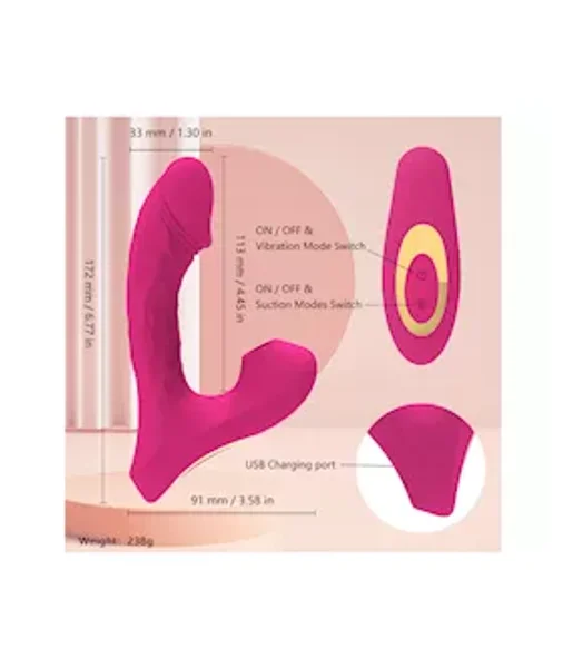 Amore Ana Realistic Dual Stim Vibrator — image 2 of 2