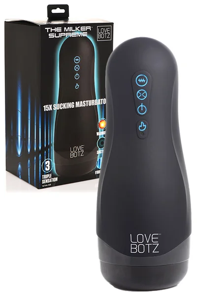 LoveBotz Milker Supreme 10.2" Heated, Squeezing & Vibrating Masturbator — image 6 of 10