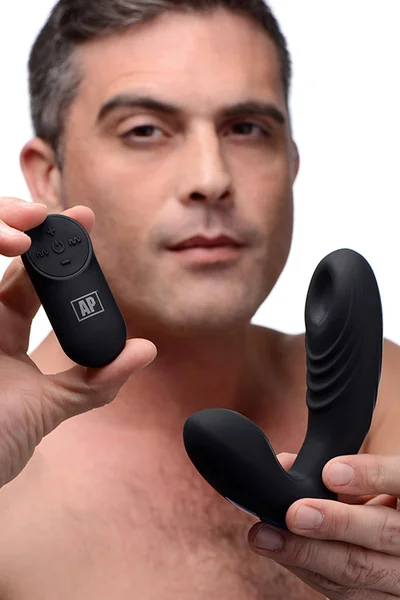 Alpha-Pro P Thump 5.3" Remote Controlled Tapping & Vibrating Prostate Massager — image 11 of 18