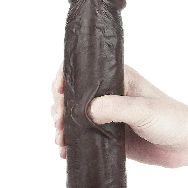 Lovetoy Sliding Skin 9-Inch Dual Layer Bendable Dong — image 11 of 13