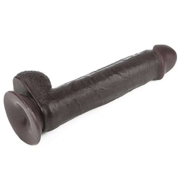 Lovetoy Sliding Skin 9-Inch Dual Layer Bendable Dong — image 5 of 13