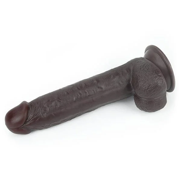 Lovetoy Sliding Skin 9-Inch Dual Layer Bendable Dong — image 6 of 13