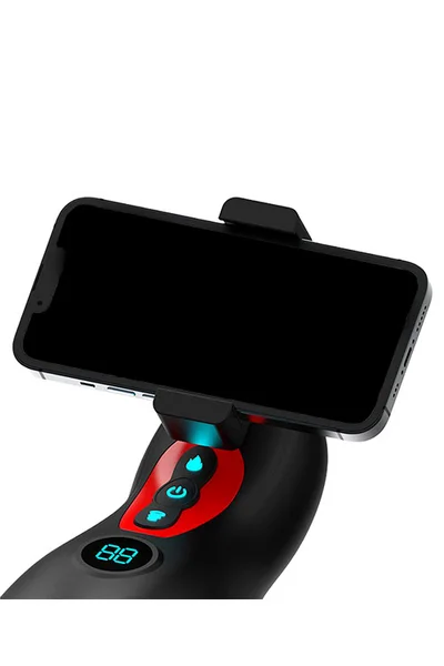 Teazers 6.3" Heated Masturbator With Suction, Vibration & Phone Mount — image 5 of 6