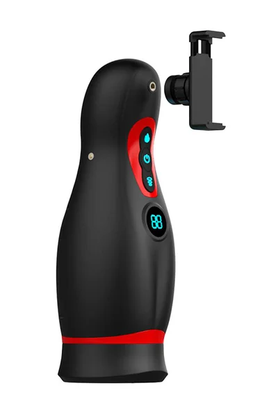 Teazers 6.3" Heated Masturbator With Suction, Vibration & Phone Mount — image 10 of 18