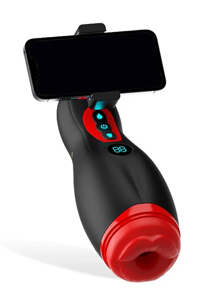 Teazers 6.3" Heated Masturbator With Suction, Vibration & Phone Mount — image 7 of 18