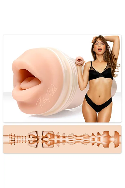 FleshLight Riley Reid 9.75" Mouth Stroker — image 9 of 12