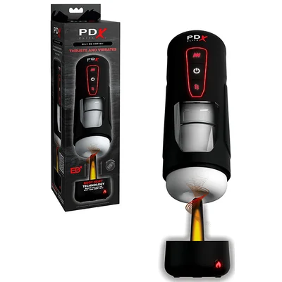 pdx milk me hotter 105 heating thrusting vibrating masturbator