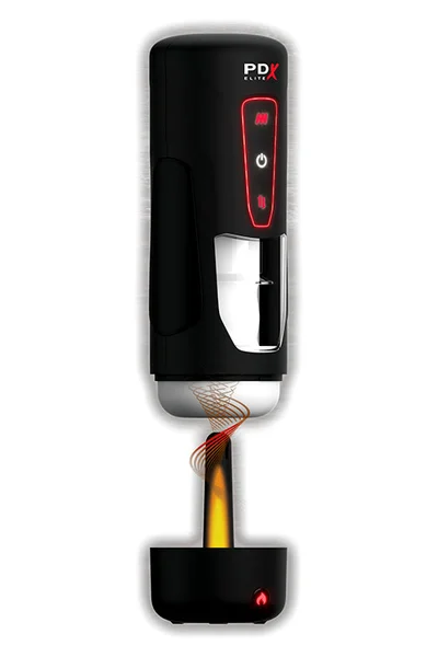 PDX Milk Me Hotter 10.5" Heating, Thrusting & Vibrating Masturbator — image 3 of 5