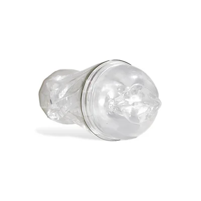 adam and eve adams 7 textured crystal clear stroker